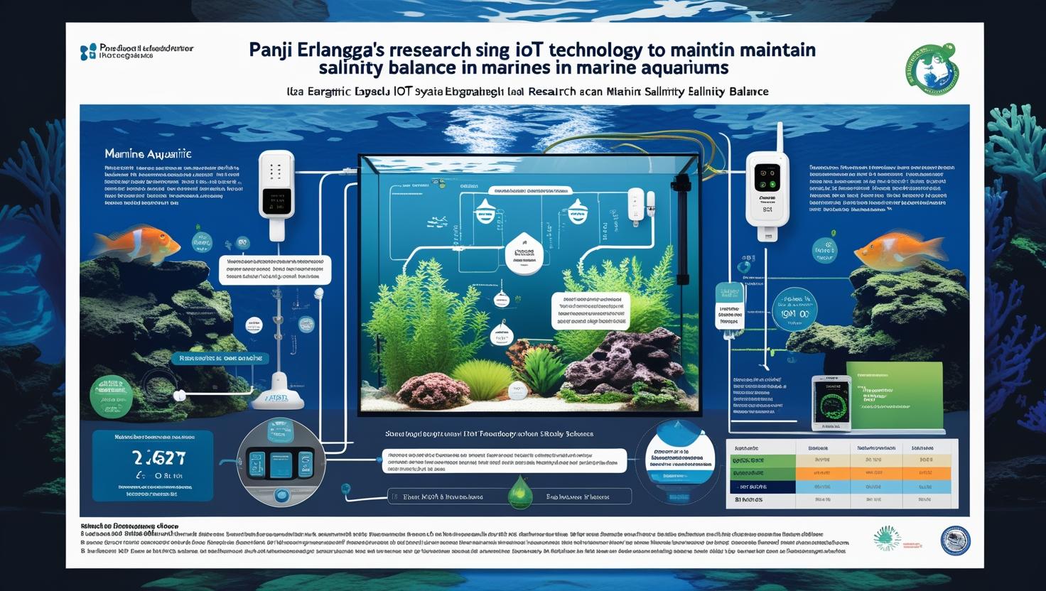 Riset Panji Erlangga: IoT untuk Menjaga Keseimbangan Salinitas Akuarium Laut
