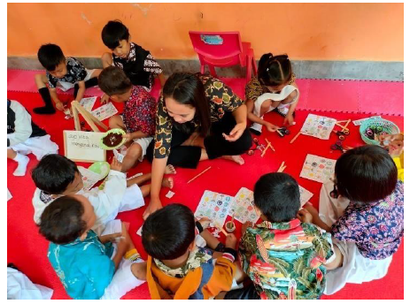 TKK Santa Maria Bangkitkan Kreativitas Anak Lewat Media Loose Part