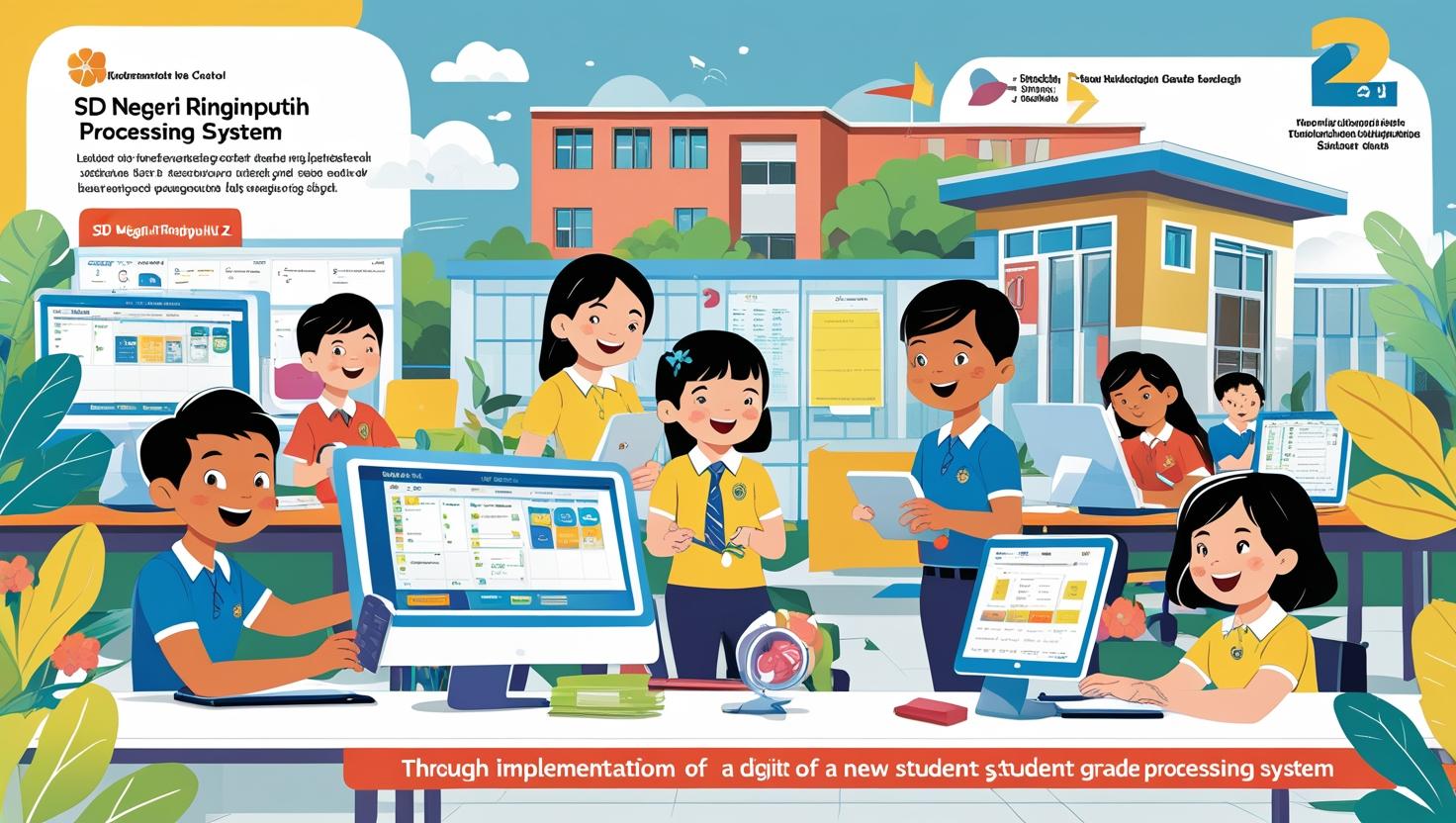 SD Negeri Ringinputih 2 Bertransformasi dengan Sistem Digital Pengolahan Nilai Siswa