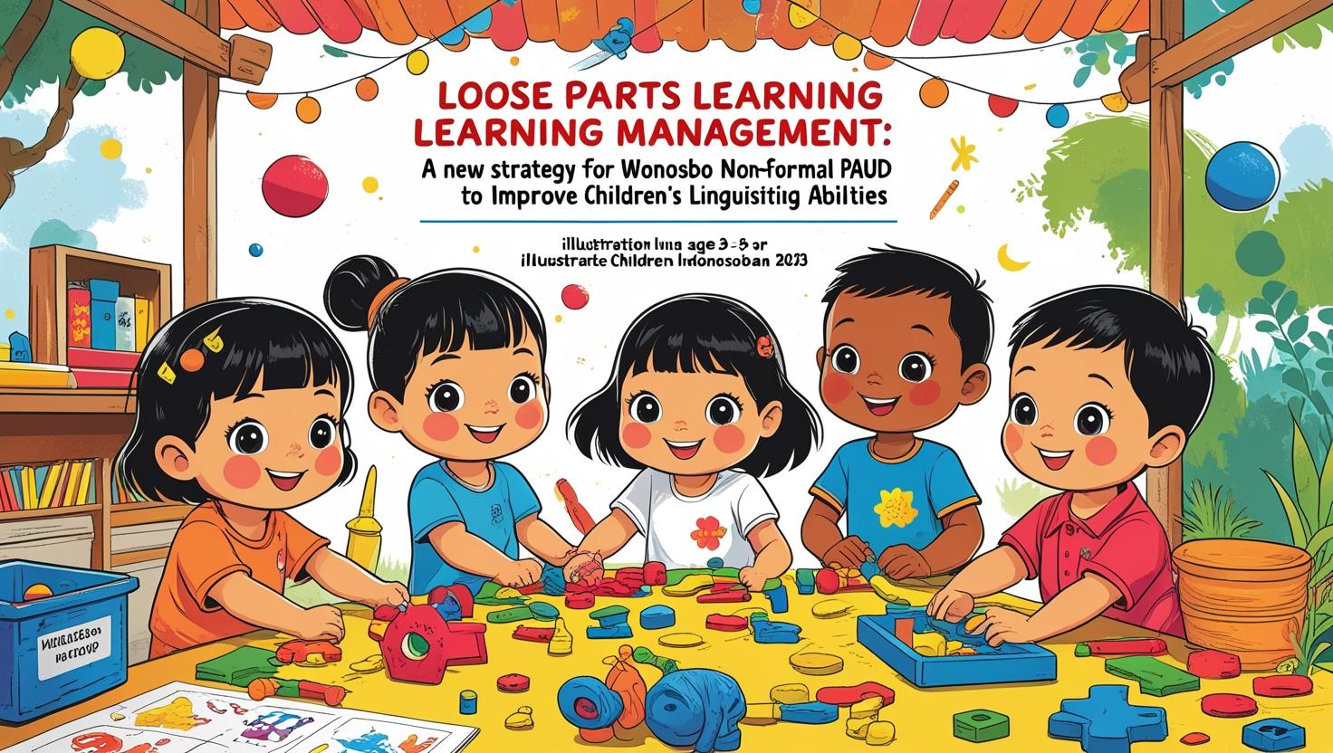 Manajemen Pembelajaran Loose Parts: Strategi Baru PAUD Non-Formal Wonosobo Tingkatkan Kemampuan Linguistik Anak