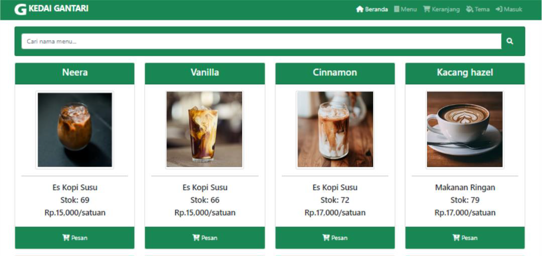Transformasi Digital Kedai Gantari: Inovasi Sistem Pembayaran Web Berbasis Rapid Application Development