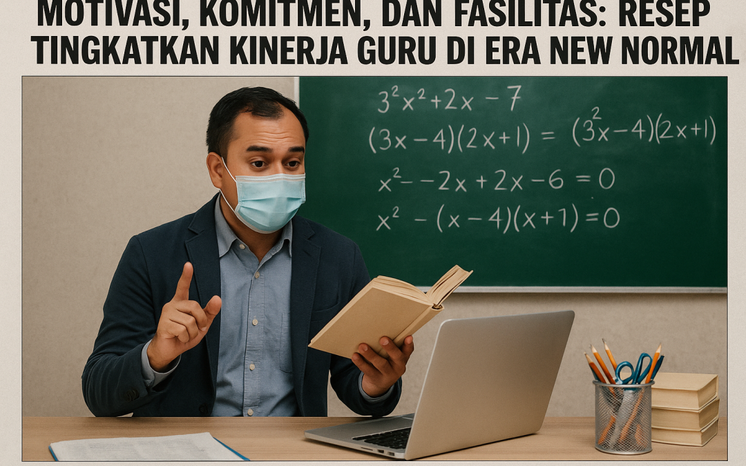 Motivasi, Komitmen, dan Fasilitas: Resep Tingkatkan Kinerja Guru di Era New Normal
