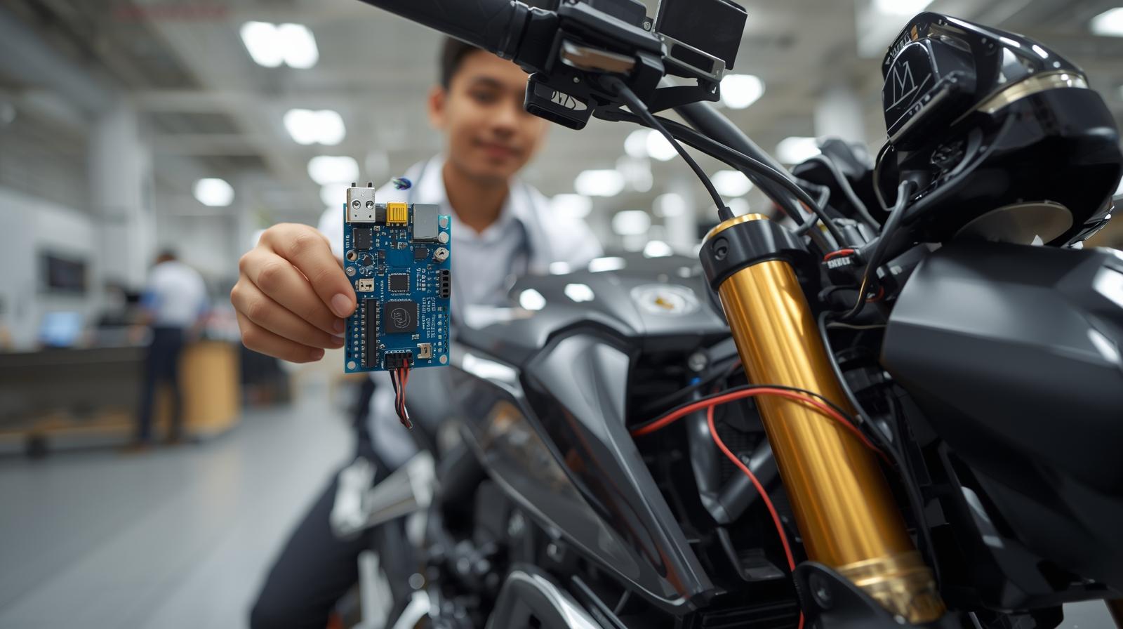 Inovasi Mahasiswa Magelang,Sistem Keamanan Sepeda Motor Berbasis Arduino