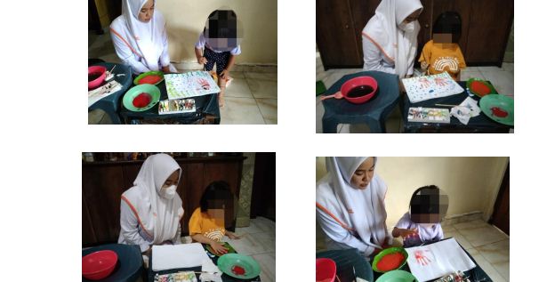 Novita Fitriani Teliti Finger Painting untuk Kembangkan Motorik Halus Anak Prasekolah di Magelang