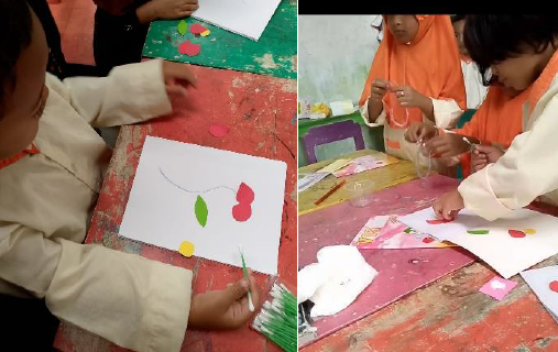 Eco Print Jadi Solusi Kreatif Tingkatkan Motorik Halus Anak Usia Dini di Kaliangkrik