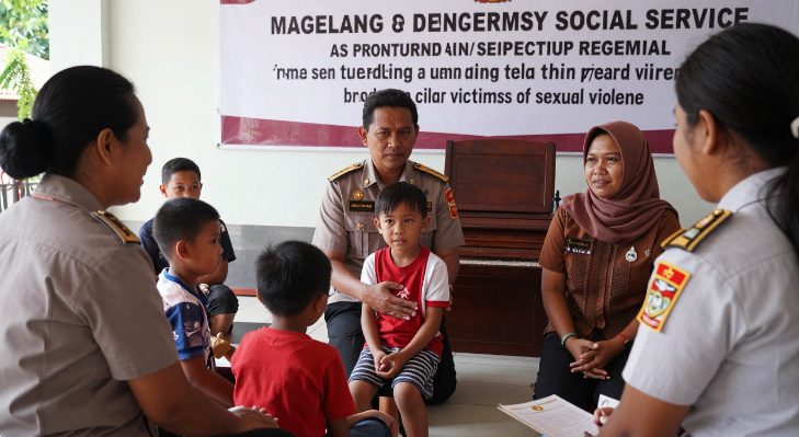 Dinas Sosial Kabupaten Magelang Jadi Garda Terdepan Perlindungan Anak Korban Kekerasan Seksual