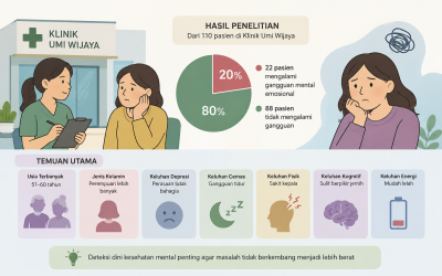 Satu dari Lima Pasien Klinik Umi Wijaya Terindikasi Gangguan Mental Emosional