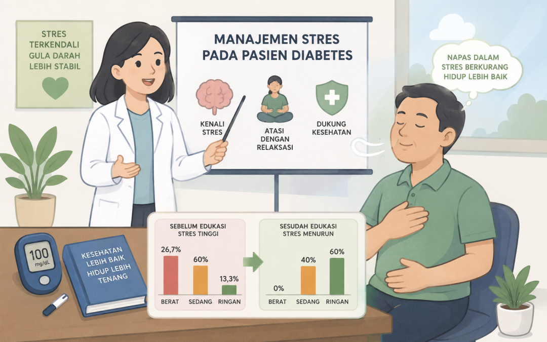 Edukasi Manajemen Stres Terbukti Ampuh Turunkan Tingkat Stres Penderita Diabetes