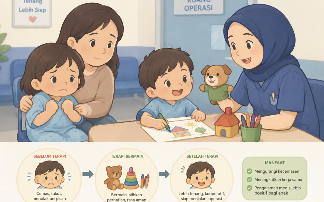 Terapi Bermain Ampuh Usir Cemas Anak Usia Prasekolah Sebelum Operasi