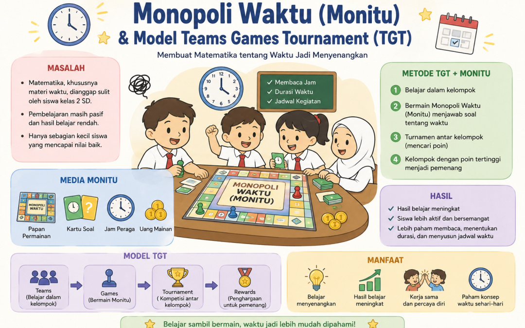 Inovasi Game Monitu Ubah Pembelajaran Matematika Anak Sekolah Dasar Jadi Interaktif dan Menyenangkan