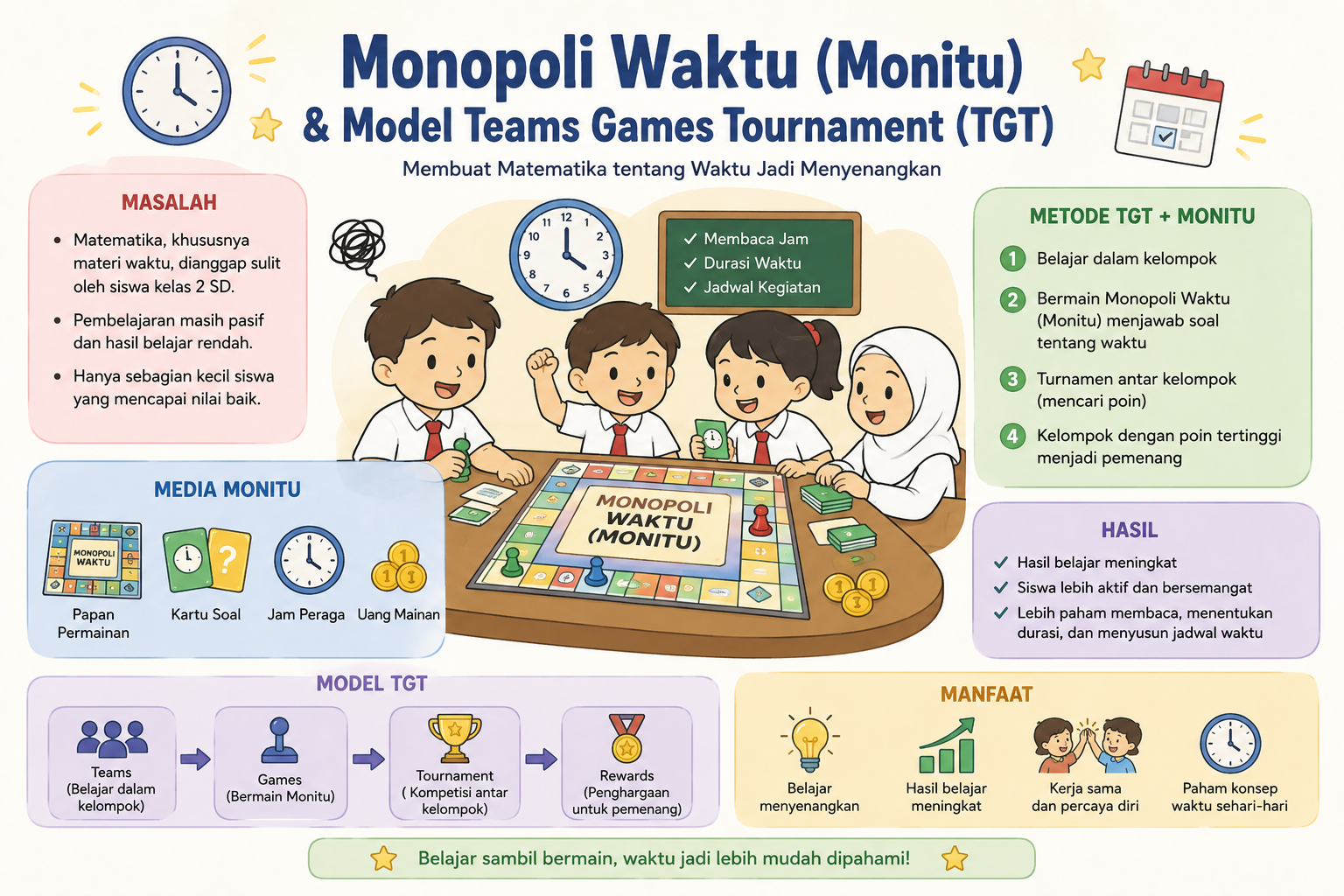 Inovasi Game Monitu Ubah Pembelajaran Matematika Anak Sekolah Dasar Jadi Interaktif dan Menyenangkan