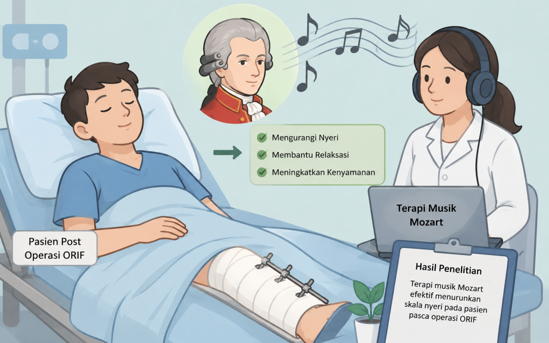 Terapi Musik Mozart Efektif Redakan Nyeri Pasien Pasca Operasi ORIF