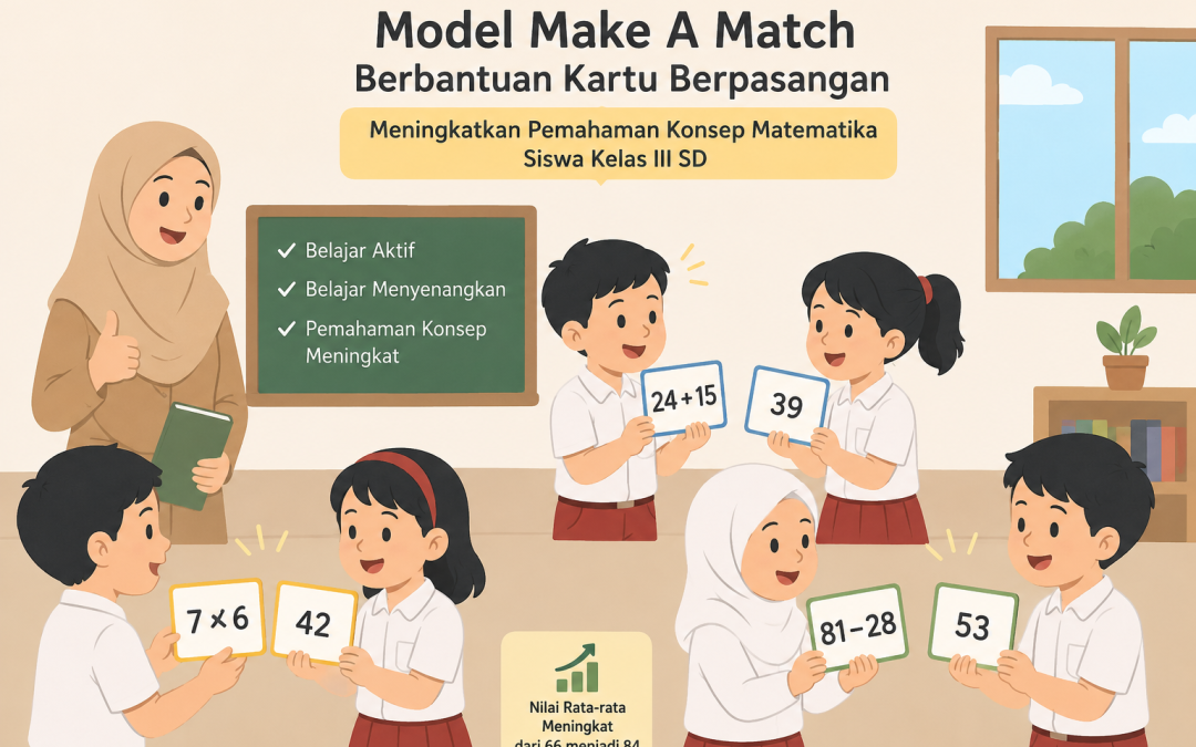 Riset Pendidikan Terbaru: Model Make A Match Jadi Solusi Tingkatkan Pemahaman Matematika Siswa SD
