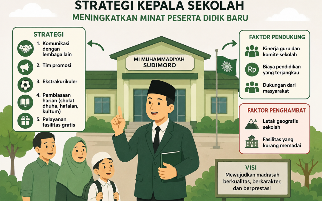 Langkah Strategis Kepala Sekolah MI Muhammadiyah Sudimoro dalam Meningkatkan Animo Pendaftar Baru