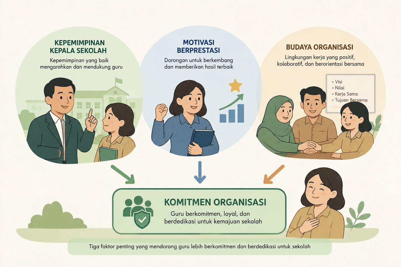 Kepemimpinan Kepala Sekolah Jadi Penentu Komitmen Guru, Penelitian Ungkap Tiga Faktor Utama