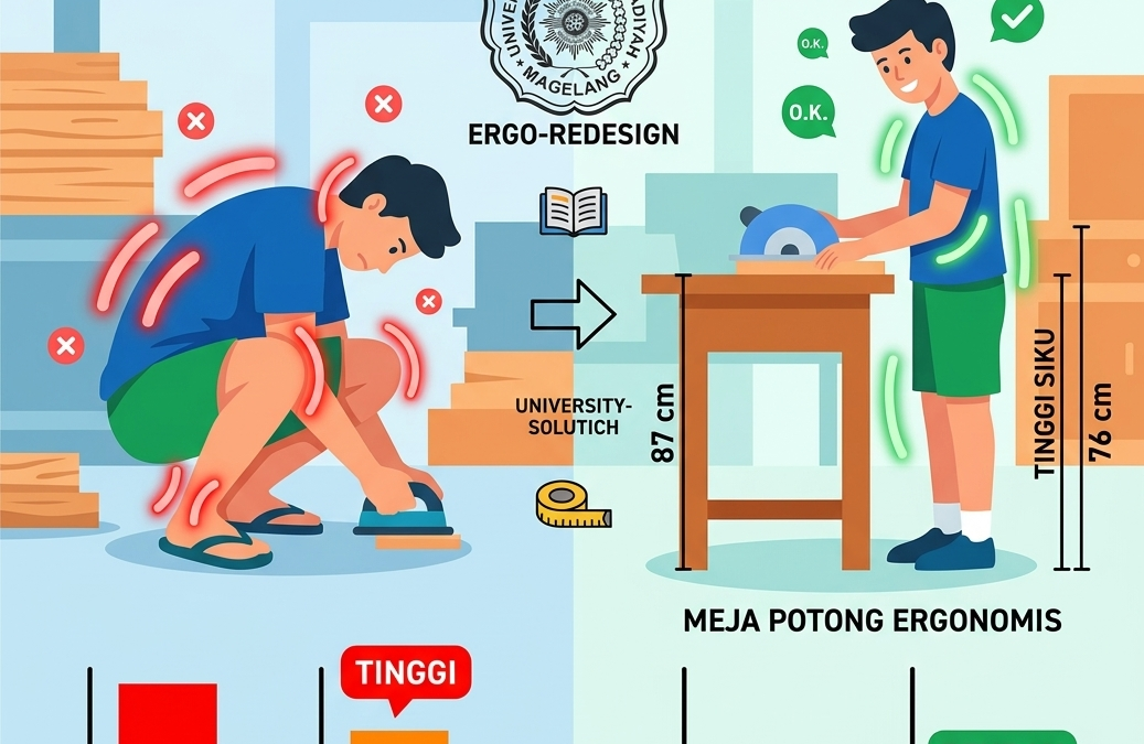 Solusi Ergonomi Industri Mebel: Mengapa Postur Kerja Mampu Dongkrak Produktivitas Karyawan?