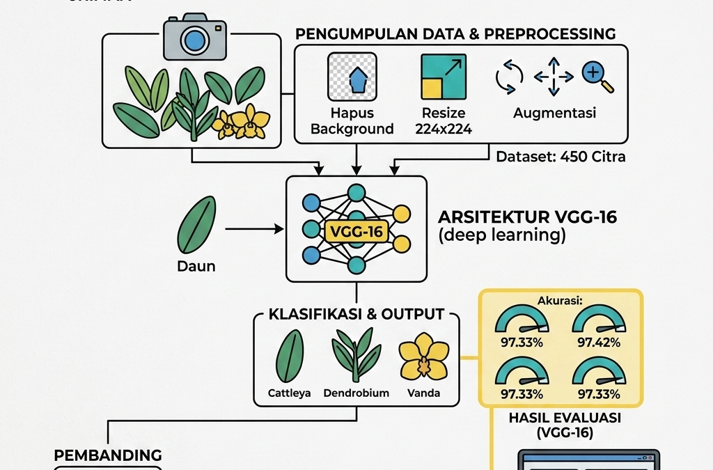 Sistem Klasifikasi Anggrek Bantu Pembudidaya Kenali Jenis Tanaman Lewat Formasi Daun