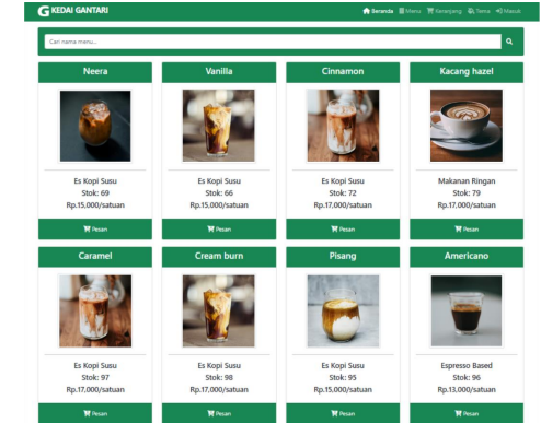 Sistem Pembayaran Web Berbasis RAD, Atasi Masalah Split Bill di UMKM Kedai Gantari
