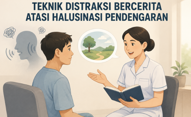 Teknik Distraksi Bercerita Efektif Atasi Halusinasi Pendengaran, Studi Ungkap Hasil Positif