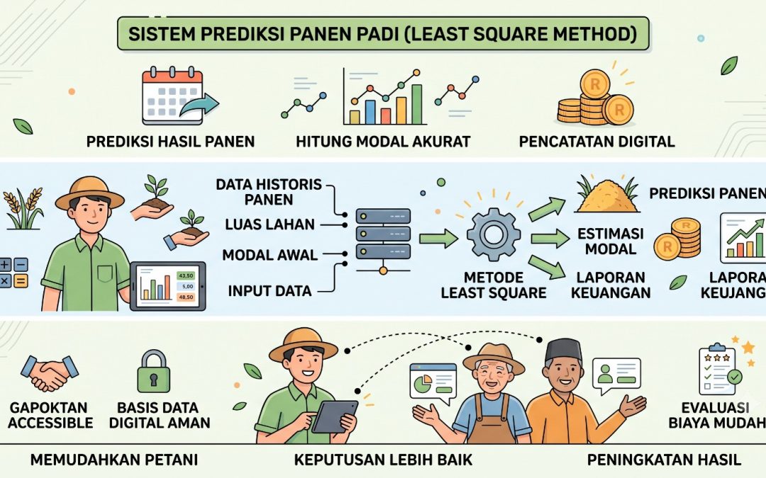 Sistem Prediksi Panen Padi Bantu Petani Hitung Modal Lebih Akurat