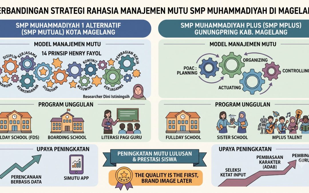 Strategi Rahasia Dua SMP Muhammadiyah di Magelang Menggaet Siswa: Dari Manajemen Fayol Hingga Berburu Talenta