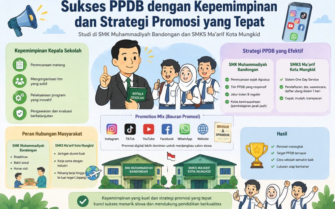 Rahasia SMK Swasta di Magelang Diburu Siswa Baru: Strategi Kepemimpinan dan Bauran Promosi Modern