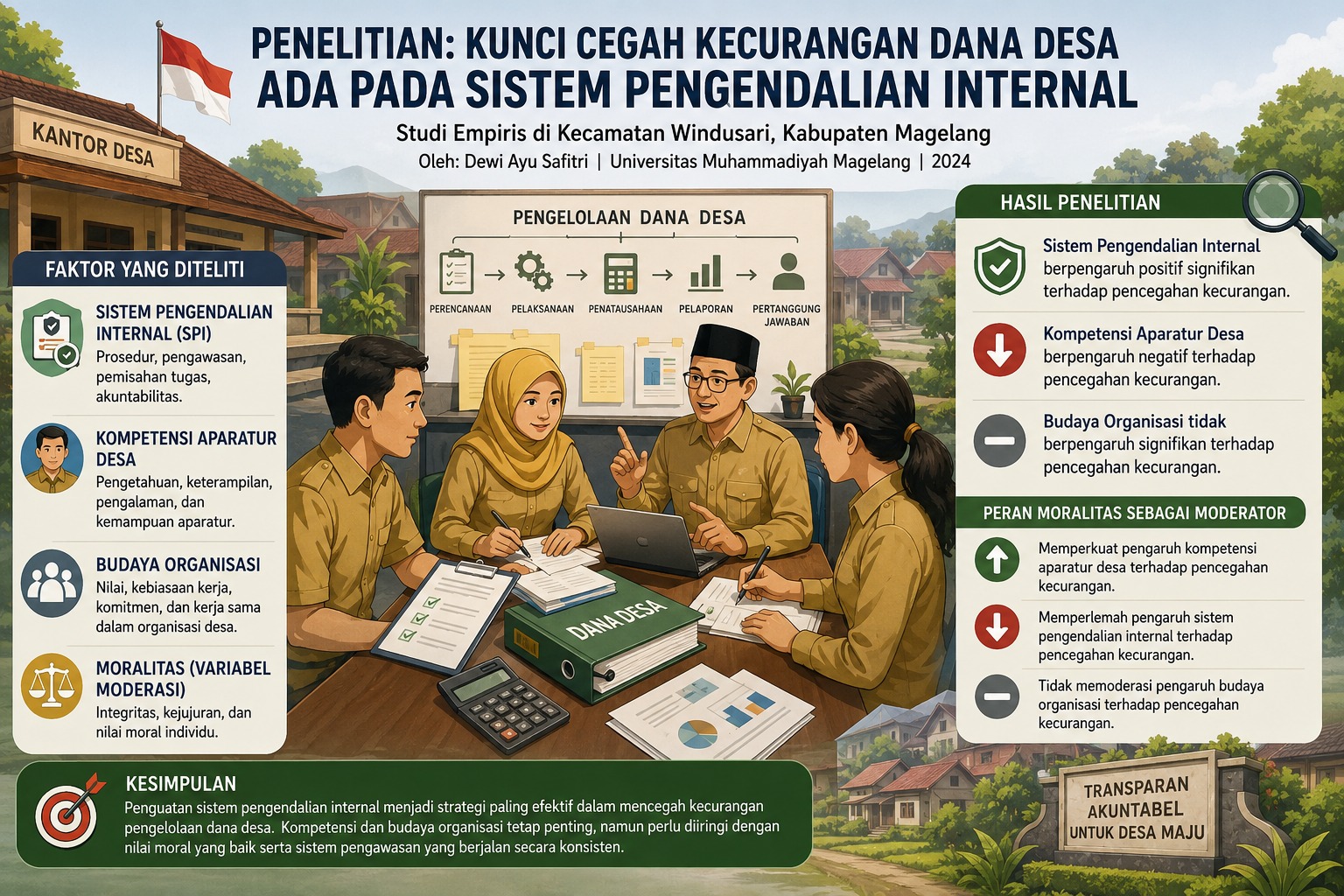 Pengendalian Internal Jadi Kunci Cegah Kecurangan Dana Desa di Windusari